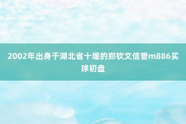 2002年出身于湖北省十堰的郑钦文信誉m886买球初盘
