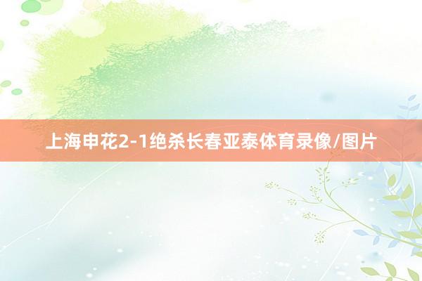 上海申花2-1绝杀长春亚泰体育录像/图片