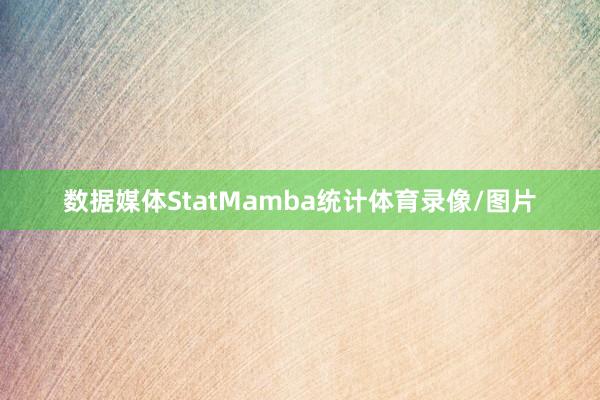 数据媒体StatMamba统计体育录像/图片